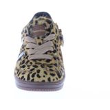 Pinocchio - Sneakers - Beige/Zwart - Leren - Ponyhair en Panterprint