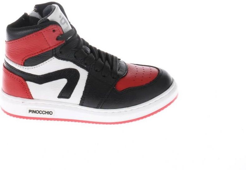 Pinocchio - Sneaker - Hoogwaardig Leer - Met Rits- en Vetersluiting