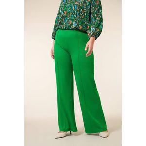 Miss Etam Plus - Wide Leg High Waist Broek - Groen