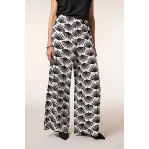 Miss Etam - Wide Leg High Waist Broek - Wit