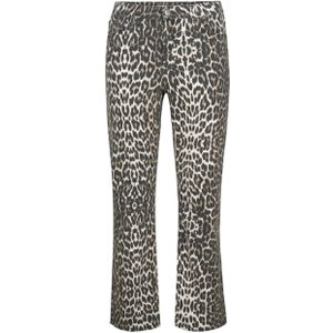 Miss Etam Plus - Jeans - Bruin - Stretchdenim - Regular Waist - Straight Leg