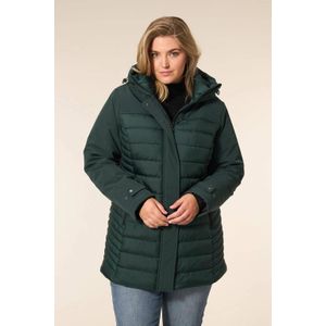 Miss Etam Plus - Marloes - Gewatteerde Jas - Groen - Dames