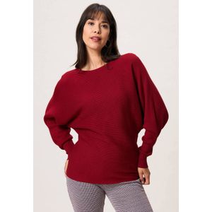 Miss Etam - Letizia - Rib Gebreide Trui - Oversized Pasvorm - Lange Mouwen