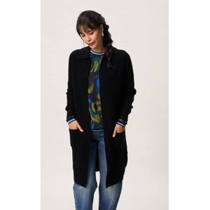 Miss Etam - Isabel Spunch Cardigan - Gebreid Vest - Zwart