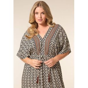 Miss Etam Plus maxi jurk zwart