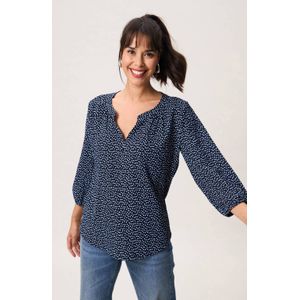 Miss Etam - Blousetop - Driekwart Mouwen - V-hals