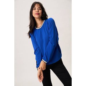 Miss Etam - Romy - Gebreide Trui - Blauw - Met Lurex