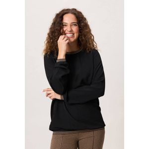 Miss Etam - Romy - Gebreide Trui - Zwart - Met Lurex