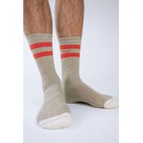 Alfredo Gonzales - Athletic Sokken - Grijs - Unisex - Strepen Print