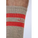 Alfredo Gonzales - Athletic Sokken - Grijs - Unisex - Strepen Print