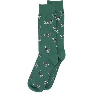 Alfredo Gonzales - Sportsokken - Groen - Unisex - Dierenprint - Slijtvast Katoen