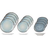 Cosy & Trendy - Serviesset Fez - Blauw - 12-delig voor 4 Personen