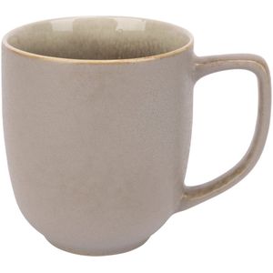 Elbenwald Beker Kawaii met Deksel - Capaciteit 450 ml, Hoogte 9 cm (met Deksel) - van Keramiek Wit voor Anime Fans
