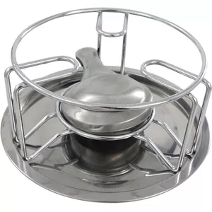 Brabantia Schotelverwarmer rechaud 21 x 19 cm • Donkergrijs • de Bijenkorf