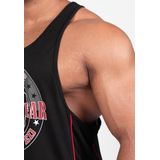 Gorilla Wear - Casper Stringer - Zwart/Rood - Sporttop