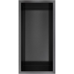 Hotbath &MORE - Inbouwbox - Geborsteld Zwart PVD - 30x15x10