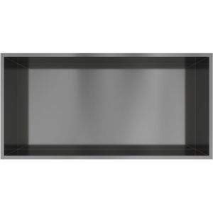 Hotbath &MORE - Inbouwbox - Geborsteld Gunmetal PVD - 30x60x10