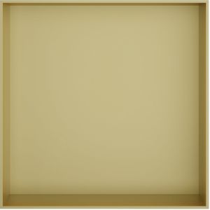 Hotbath &MORE - Inbouwbox - Geborsteld Messing PVD - 30x30x10 cm - Frameless