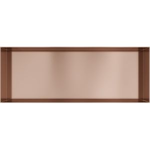 Hotbath &MORE - Inbouwbox - Geborsteld Koper PVD - 30x80x10 - Frameless