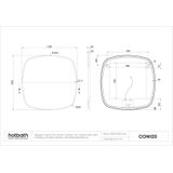 Hotbath &MORE Spiegel - Ovaal - Geborsteld Koper PVD - LED-Verlichting