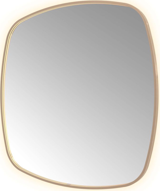 Hotbath &MORE Spiegel - Ovaal - Geborsteld Koper PVD - LED-Verlichting