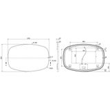 Hotbath &MORE - Ovale Spiegel - Geborsteld Koper PVD - 80x120 cm