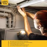 LED's Work - Oplaadbare LED Looplamp - Draadloos - 10 x 10 cm - 800 Lumen