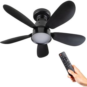 Plafondventilatoren met Afstandsbediening, 36W Plafondventilatorlamp 9