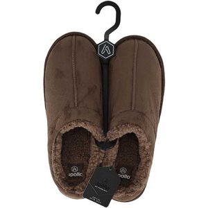 Apollo - Homewear - Pantoffels - Taupe - Gevoerd - Instap