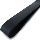 Zwart & Rood Leren Lange Paddle zweep
