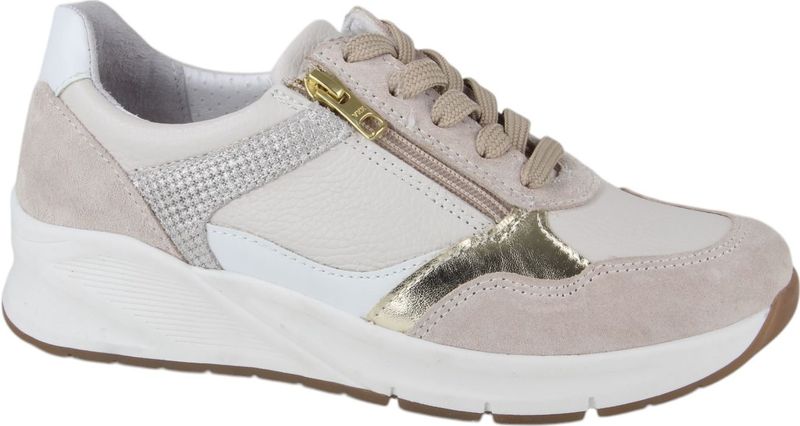 Ti Comos - 20008-403 Veterschoenen - Beige - Suède - Rubber Zool