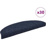 vidaXL Trapmatten - Blauw - Polypropeen - Set van 30