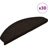 vidaXL Trapmatten - Donkerbruin - Polypropeen - 30 Stuks
