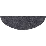 vidaXL Trapmatten zelfklevend 56x17x3 cm donkergrijs