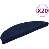 vidaXL Trapmatten - Marineblauw - 20 Stuks - Polypropeen