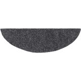vidaXL Trapmatten zelfklevend 30 st 56x17x3 cm donkergrijs