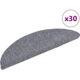 vidaXL Trapmatten - Lichtgrijs - Zelfklevend - 30 Stuks