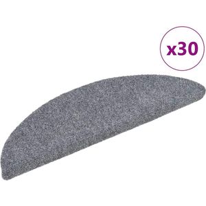 vidaXL Trapmatten - Lichtgrijs - Zelfklevend - 30 Stuks