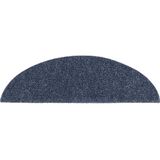 vidaXL Trapmatten Blauw - Polypropyleen - 30 Stuks - Halfrond
