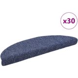 vidaXL Trapmatten Blauw - Polypropyleen - 30 Stuks - Halfrond