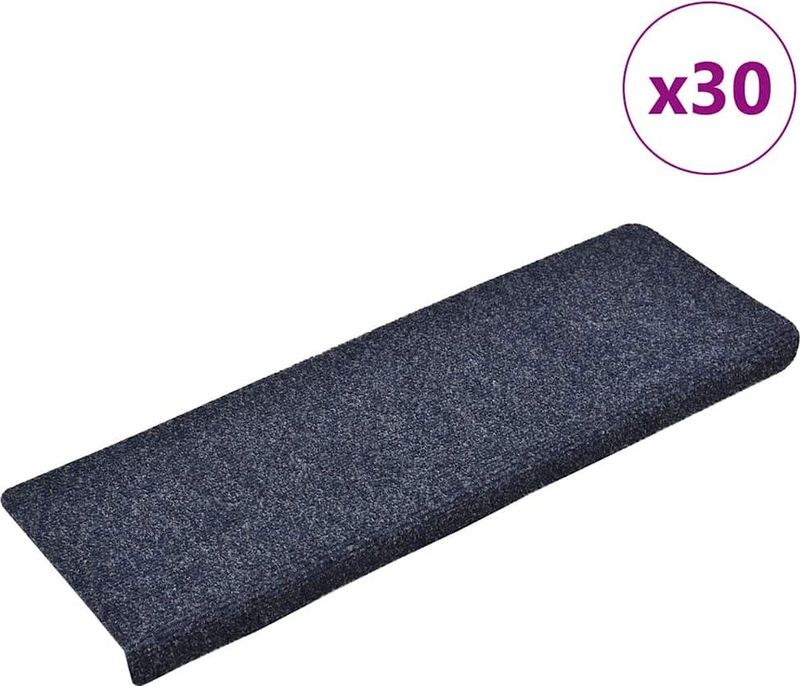 vidaXL Trapmatten Blauw - Zelfklevend - 30 Stuks - Polypropeen