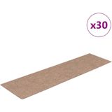 vidaXL Trapmatten - Lichtbruin - Polypropyleen - Set van 30