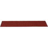 vidaXL Trapmatten - Bordeaux Rood - Polypropyleen - 30 Stuks