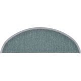 vidaXL - Trapmatten - Zeeblauw - 30 stuks - Halfrond - 56x17x3 cm
