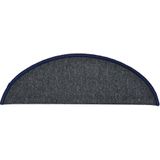 vidaXL Trapmatten - Donkergrijs en Blauw - 100% PP - 30 Stuks