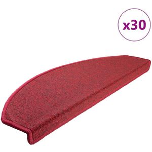 Trapmat - Bordeauxrood - 100% PP - 30 Stuks