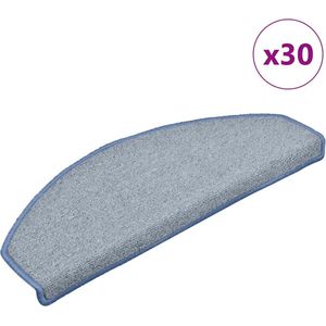 vidaXL Trapmatten - Lichtgrijs en Blauw - 30 Stuks - 65x24x4 cm