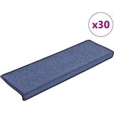 vidaXL Trapmatten - Blauw - 30 Stuks - 100% Genaald PP