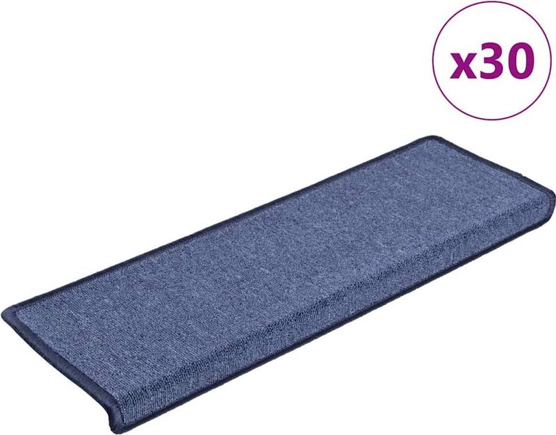 vidaXL Trapmatten - Blauw - 30 Stuks - 100% Genaald PP