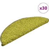 vidaXL - Trapmatten - Groen - Halfrond - 30 stuks - 56x17x3 cm
